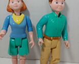 Fisher Price Loving Family Dream Dollhouse RV Mom Dad red brown hair gre... - $20.78