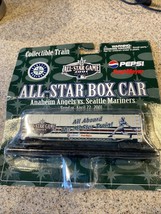 New Maisto Mariners Express Pepsi Collectible Train Car All Star Box Car 4/22/01 - £11.21 GBP