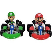 Nintendo Super Mario Kart Figures Mario &amp; Luigi - DecoPac 2016 - $9.50