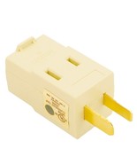 3 in 1 Wall Tap polarized AC Outlet Adapter Power Cube triple plug Ivory... - $18.11