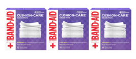 Band Aid Brand Cushion Care Non Stick Gauze Pads, Individually Wrapped, 3 Pack - £9.91 GBP