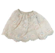 Vintage 1960&#39;s Mattel Barbie Pak 921 Floral Lace Slip Petticoat Pastel Flowers 1 - £14.16 GBP