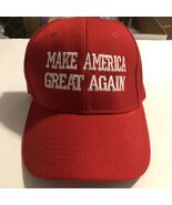 Trump President Make America Great Again MAGA Baseball Cap Hat RED Strap... - €34,34 EUR