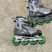 Rollerblade Spiritblade SG5 Inline Roller Skates Size Womens 7 Gray &amp; Green - £23.54 GBP