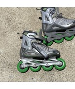Rollerblade Spiritblade SG5 Inline Roller Skates Size Womens 7 Gray &amp; Green - £23.45 GBP