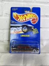 Hot Wheels Limozeen 1991 Black Sparkle Glitter Toy Car 225 NEW - $6.93