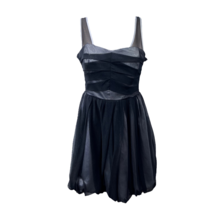 Bcbgeneration Womens Fit &amp; Flare Dress Black Stretch Sleeveless Lined Zip XS - $7.98