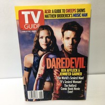 TV Guide February 8-14 2003 Daredevil Ben Affleck &amp; Jennifer Garner Cover - £9.19 GBP