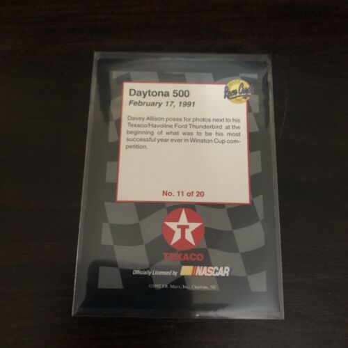 1992 Maxx Texaco Star Team Davey Allison Daytona 500 #11 Item image 2