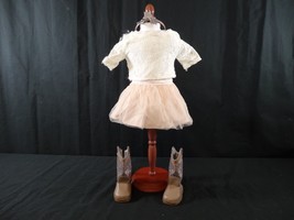 American Girl Doll Tenney Grant Spotlight Outfit Top, Skirt, Boots, Head... - $33.68