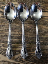 Oneida WM A Rogers PRESIDENT Premier Stainless Place/Soup Spoons - 3 Pcs - £19.16 GBP