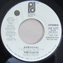 The O&#39;Jays - Survival, Vinyl, 45rpm, 1975, Very Good++ condition - £3.61 GBP