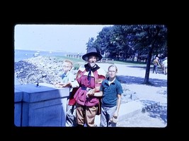 Plymouth MA Pilgrim Roleplay 1970&#39;s Found Slide Photo OOAK Kodachrome - £6.63 GBP