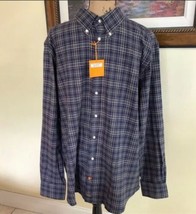 Thomas Dean Plaid Shirt New With Tag Size XXL - £27.29 GBP