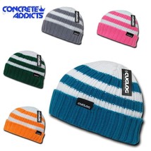 Cuglog Shasta Beanie Beanies Colorful Striped Cuffed Cable Knit Skull Cap Winter - £3.54 GBP+
