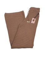 Sincerely Jules Pants Womens XS Brown Crochet Sweater Knit Wide Leg Boho... - $635.80 MXN