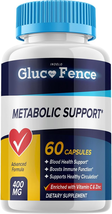 Gluco Fence Metabolic Support - Glucofence Support Supplement Pills, Glu... - £44.65 GBP