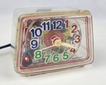 1990&#39;s Clear Alarm Clock Toastmaster Kids See-through Clear Tested &amp; wor... - $26.72