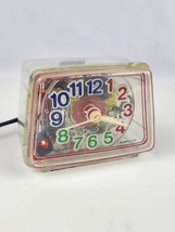 1990&#39;s Clear Alarm Clock Toastmaster Kids See-through Clear Tested &amp; working - £21.35 GBP