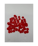 Simpsons Don&#39;t Have a Cow 37 Red Chips Replacement Pieces Parts 1990 - $7.91