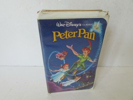 Walt Disney&#39;s Black Diamond Classic Peter Pan Clamshell Vhs Tape L42A - £8.67 GBP