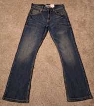 Wrangler Jeans Mens 30X30 Retro Slim Boot Blue Denim Western Cowboy Stretch NWT - £24.35 GBP