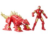 Marvel Mech Strike Mechasaurs, 4-Inch Iron Man with Iron Stomper Mechasa... - $39.99