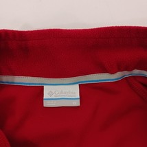 Columbia XM6441 Men's Red 1/4 Zip Fleece Pullover Sweatshirt Size XL image 4