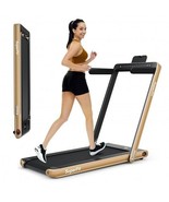 2-in-1 Electric Motorized Health and Fitness Folding Treadmill with Dual... - €383,81 EUR