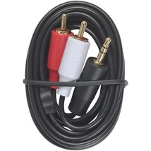 RCA AH205R MP3 3.5mm to 2 RCA Plugs Y-Adapter, 3ft - £25.48 GBP