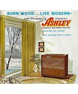 Cameron Thermodyne Ashley Wood Burner 1960 Advertisement Brochure Furnit... - $39.99