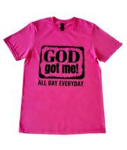 Unisex Cotton God Got Me Design T-Shirt (US, Alpha, Small, Regular, Regu... - £19.06 GBP