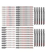 50 Piece Contractor Jigsaw Blades Set with Storage Case, Assorted T-Shan... - $44.99 CAD