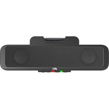 Cyber Acoustics Party Block CA-2890BT Bluetooth Sound Bar Speaker - Black - £36.10 GBP