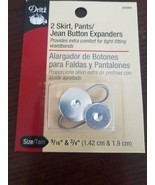 Dritz 1pk of 2 Skirt, Pants/Jean Button Expanders-Brand New-SHIPS N 24 H... - $25.58 CAD