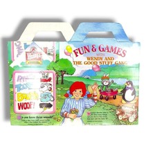 Vintage Wendy&#39;s Kids Meal Box Unused Good Stuff Gang 90s S1 (b) Fast Foo... - £13.10 GBP