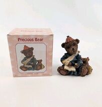 Precious Bear Figurine w Box Buy-The-Case Gifts 80538 Teddy Reading Book... - $16.90