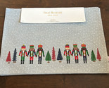 Isaac Mizrahi Set Of 4 Christmas Trees Placemats Nutcracker Polka Dot - $27.89