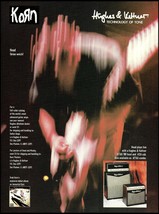 Korn Head Brian Welch 1996 Hughes &amp; Kettner ATTAX combo guitar amp H&amp;K ad print - £3.33 GBP