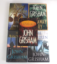 Lot Of 5 John Grisham Hardback Novels The Rainmaker, The Confession, &amp; More - £19.43 GBP