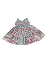18&quot; American Girl Doll Maryellen Larkin Pink Striped Meet Dress from Mee... - £15.52 GBP