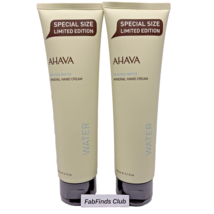 2x AHAVA DeadSea Water Mineral Hand Cream Special Jumbo Size 5.1oz/150ml each - $43.44
