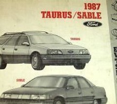 1987 Ford Taurus &amp; Mercury Sable Electrical Wiring Diagrams Manual Ewd Evtm - $4.97