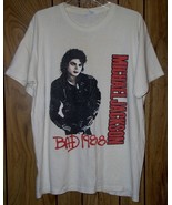 Michael Jackson Concert Tour Shirt Vintage 1988 Bad Tour Single Stitched... - £314.23 GBP