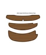2005 Cobalt 250 BR Swim Platform Step Pad Boat EVA Foam Faux Teak Deck F... - $370.00