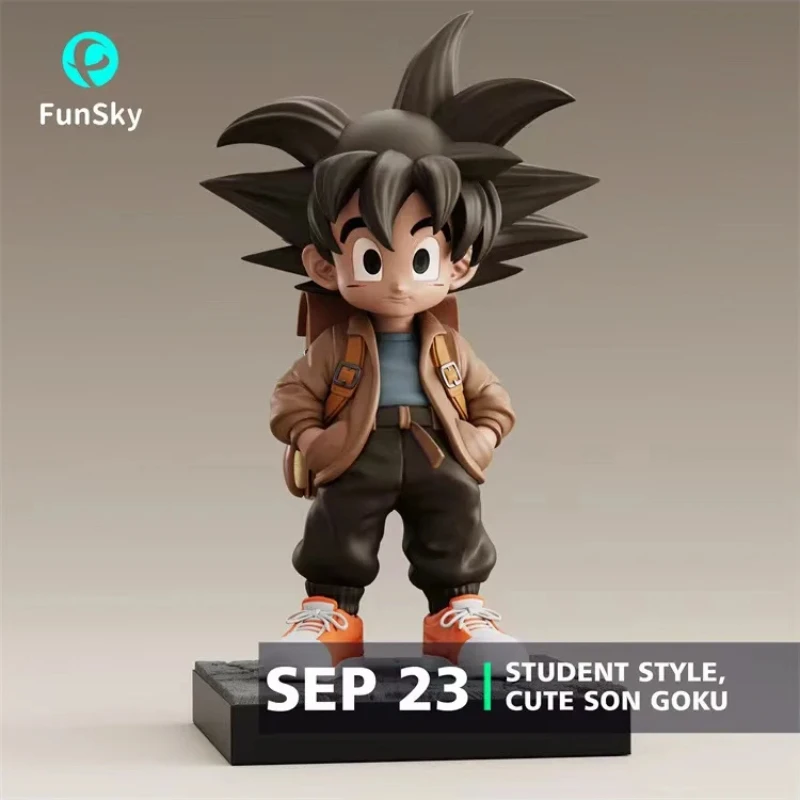 Funsky-studio Dragon Ball GK Student SON GOKU Collection Anime Model Resin - £248.77 GBP
