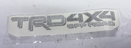 Oem New 759960c080a3 2016-2023 Toyota Tacoma Rear Silver 4x4 Trd Off Road Decal - $85.00