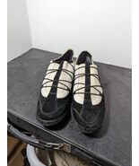 Stuart Weitzman Black/Ivory SlipOn Suede Leather Sneaker Stretch Rallypi... - €29,82 EUR