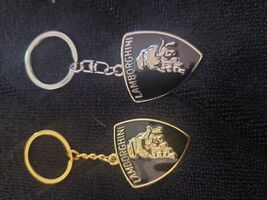 Luxury Lamborghini Key Chain 1 Gold left - $16.58 CAD