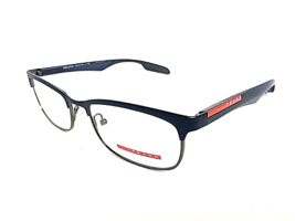 New PRADA VPS 54D MA0-1O1 53mm Clubmaster Rx Blue Men&#39;s Eyeglasses Frame  - £148.54 GBP